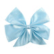 Light Blue Satin Large Bow Hair Clip