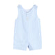 Light Blue Seersucker Easter Bunny Overalls