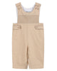 Light Brown Pinstripe Smocked Longalls