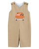 Light Brown Pumpkin Football Truck Longalls