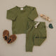 Organic Cotton Ribbed 2pc Set - more colors