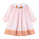 Pink and Orange Gingham Boo Smocked Bishop Dress