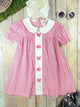 Pink Bows & Footballs Girls Dress