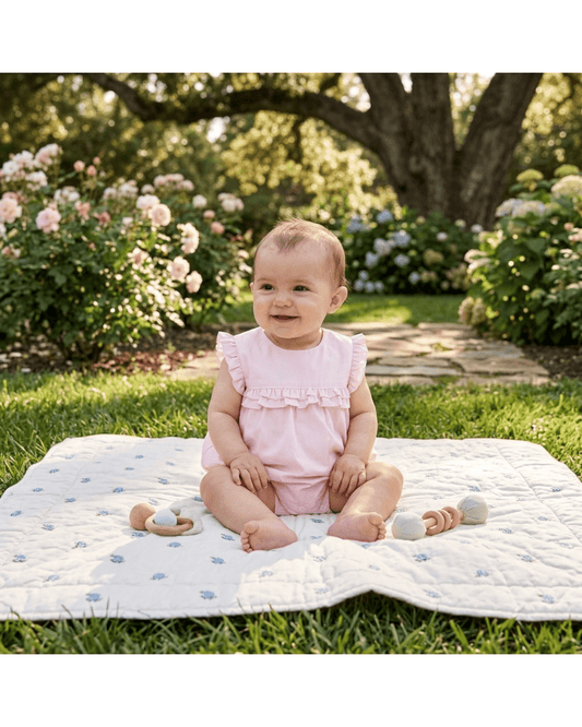 Pink Ruffle Jumper Romper