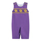 Purple and Gold Football Smocked Longalls