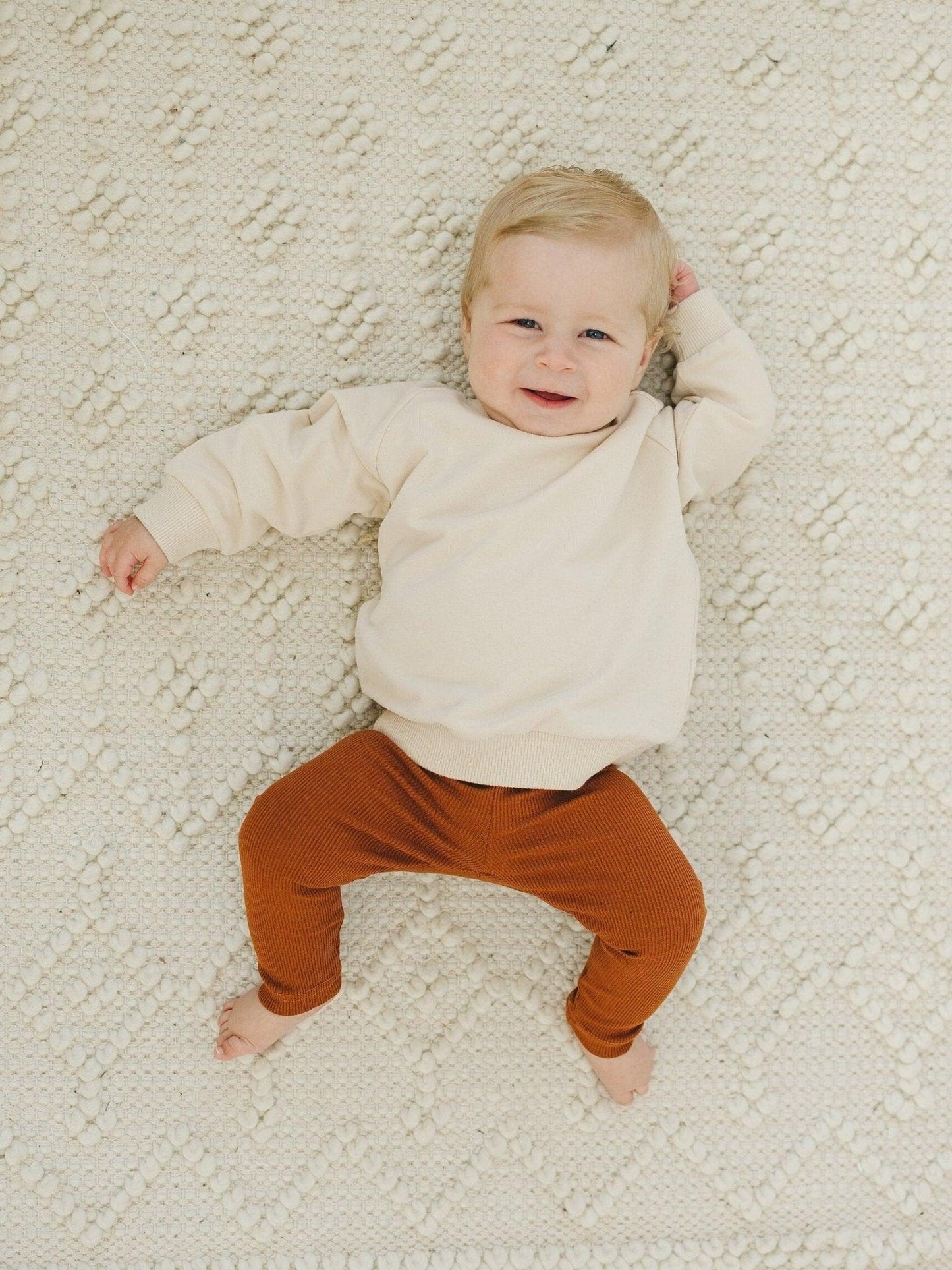 Ribbed Bamboo Leggings for Kids - Multiple Colors